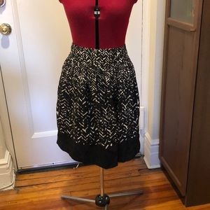 Black and White Dress Skirt